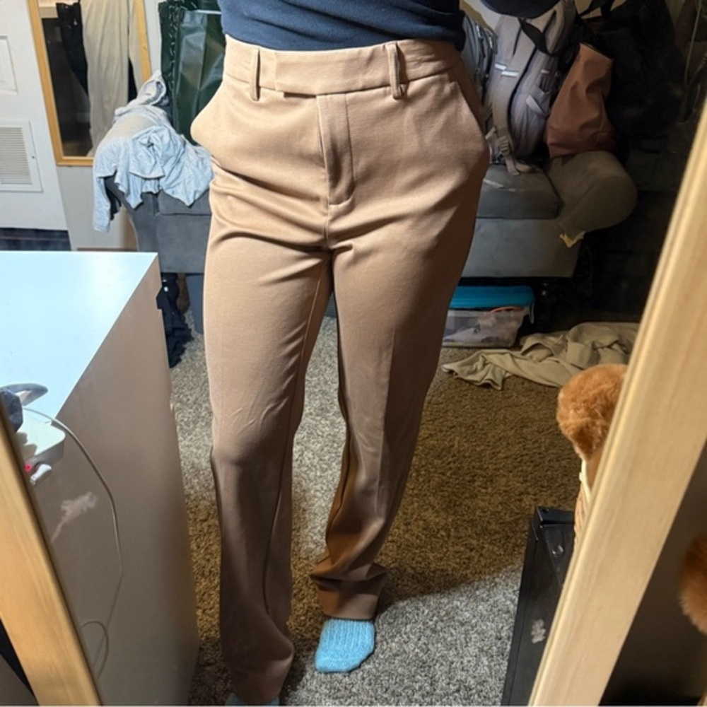 Simply Vera Vera Wang Tan Work Pants Size 8